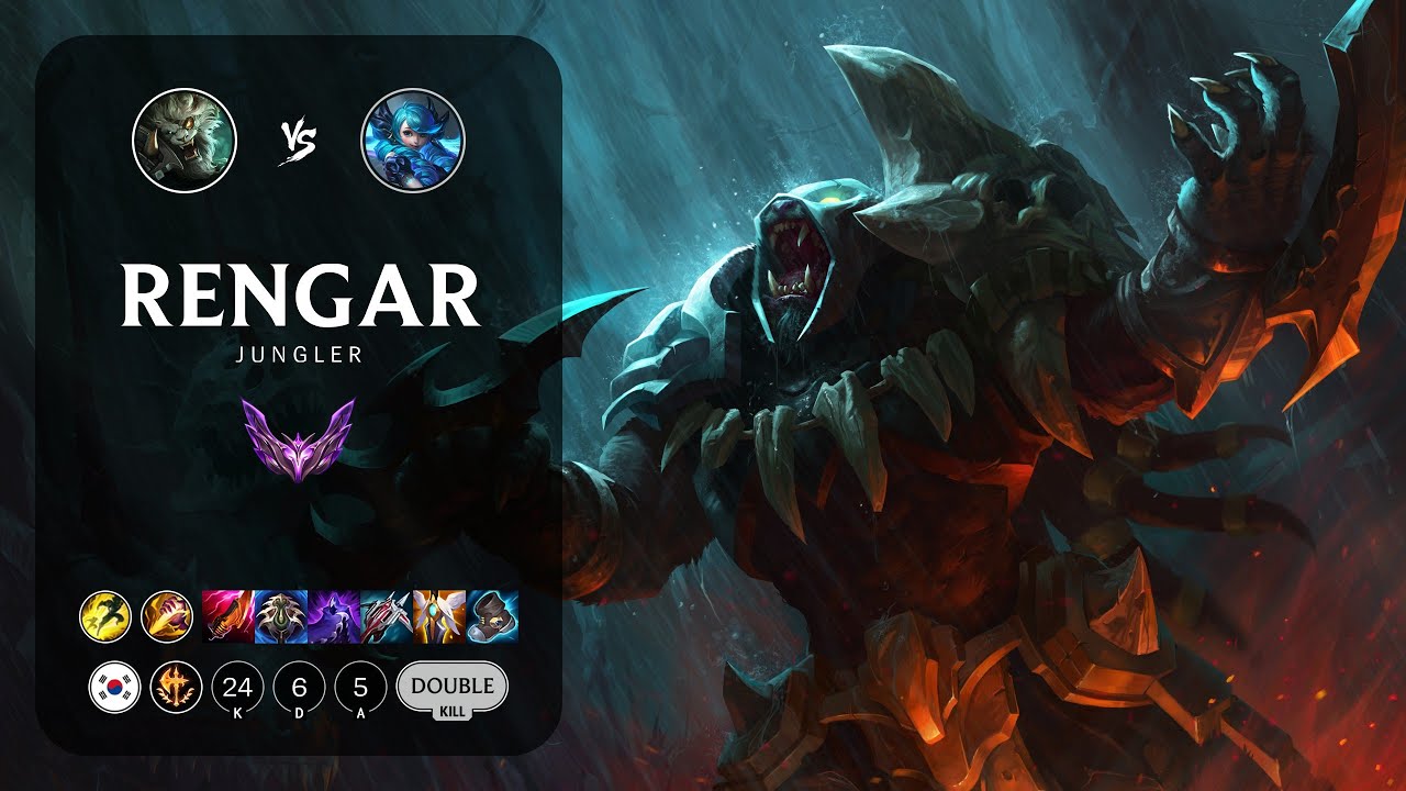 Rengar Jungle vs Gwen - KR Master Patch 14.3