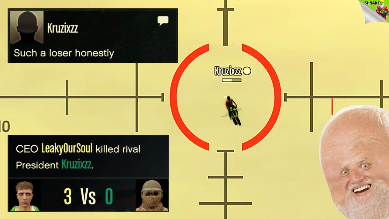 Отомстить грязным игрокам GTA Online