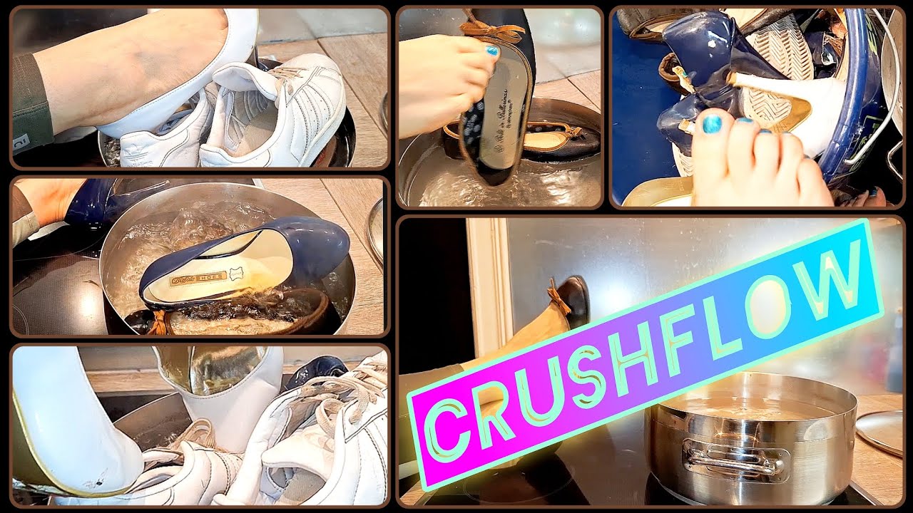 Boiling my Flat Shoes, High Heels and Adidas  Sneaker