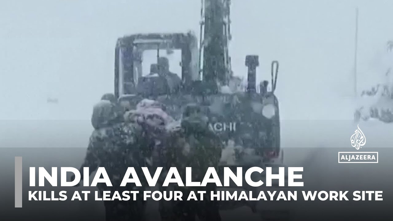 India avalanche kills at least four at Himalayan work site, five still missing
