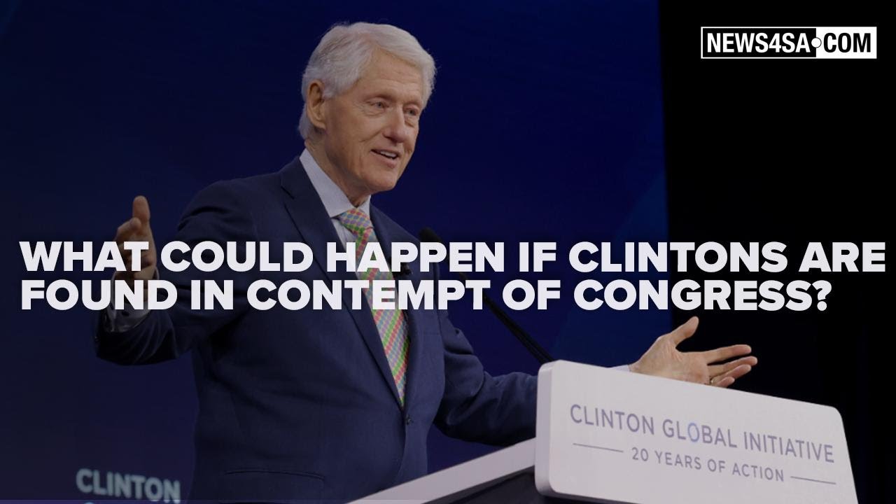 Legal expert warns Clintons face serious penalties if found in contempt of Congress