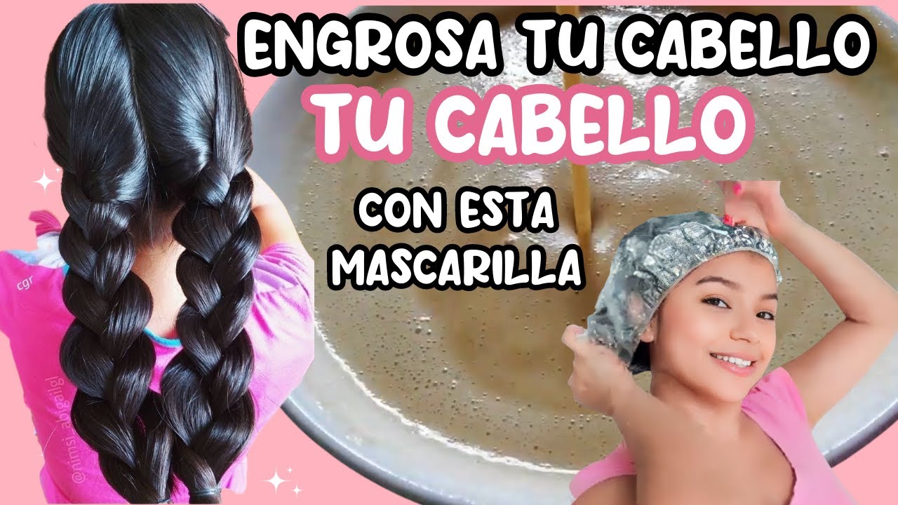 CÓMO ENGROSAR EL CABELLO FINO-100% CASERO| Aleja Mora