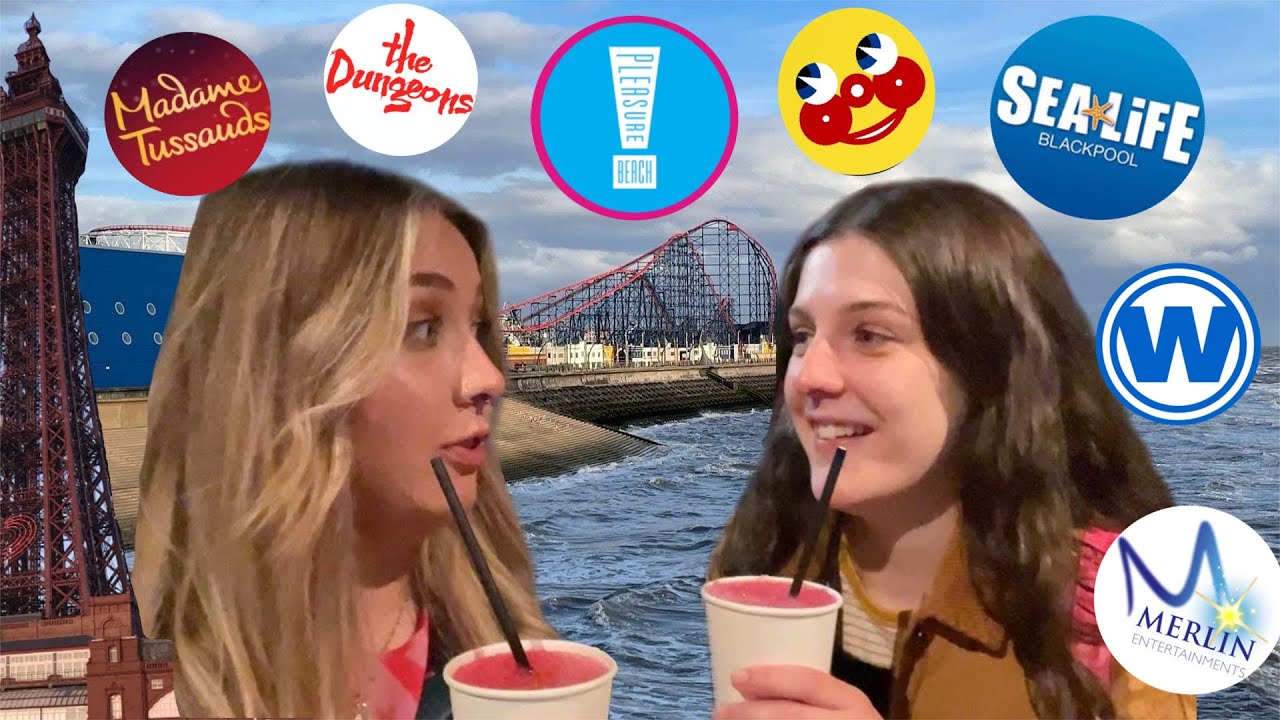 DAY DRINKING our way around BLACKPOOLS BEST ATTRACTIONS Vlog - June 2022