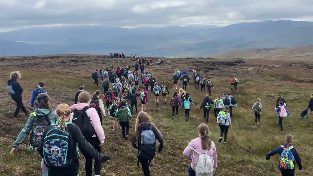 ISK 1st Years climb Seefin 2024