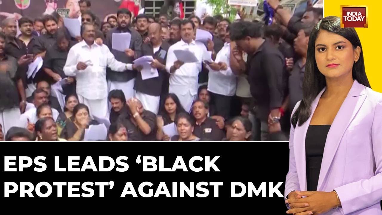 TN Hooch Tragedy: EPS Leads 'Black Protest Against DMK, BJP Up In Arms Against Stalin | India Today
