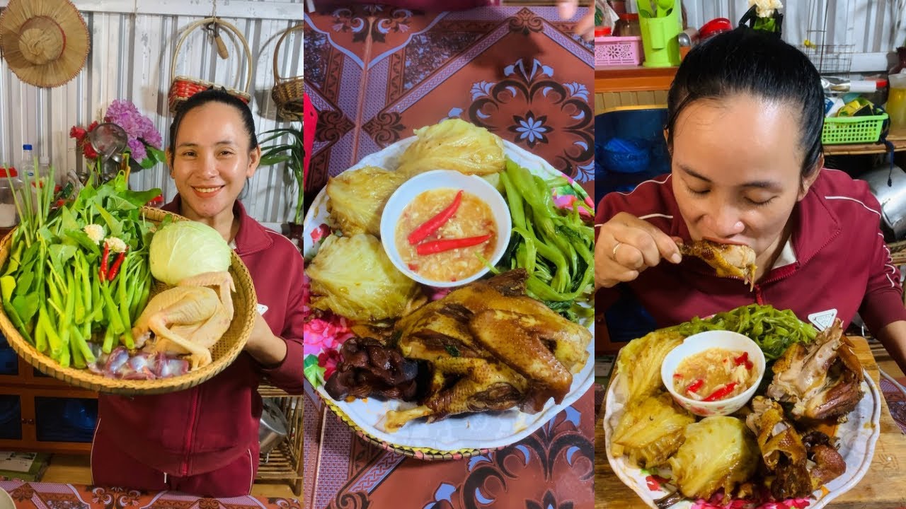 Cooking Chicken with Cabbage and Cola Drink Recipe 