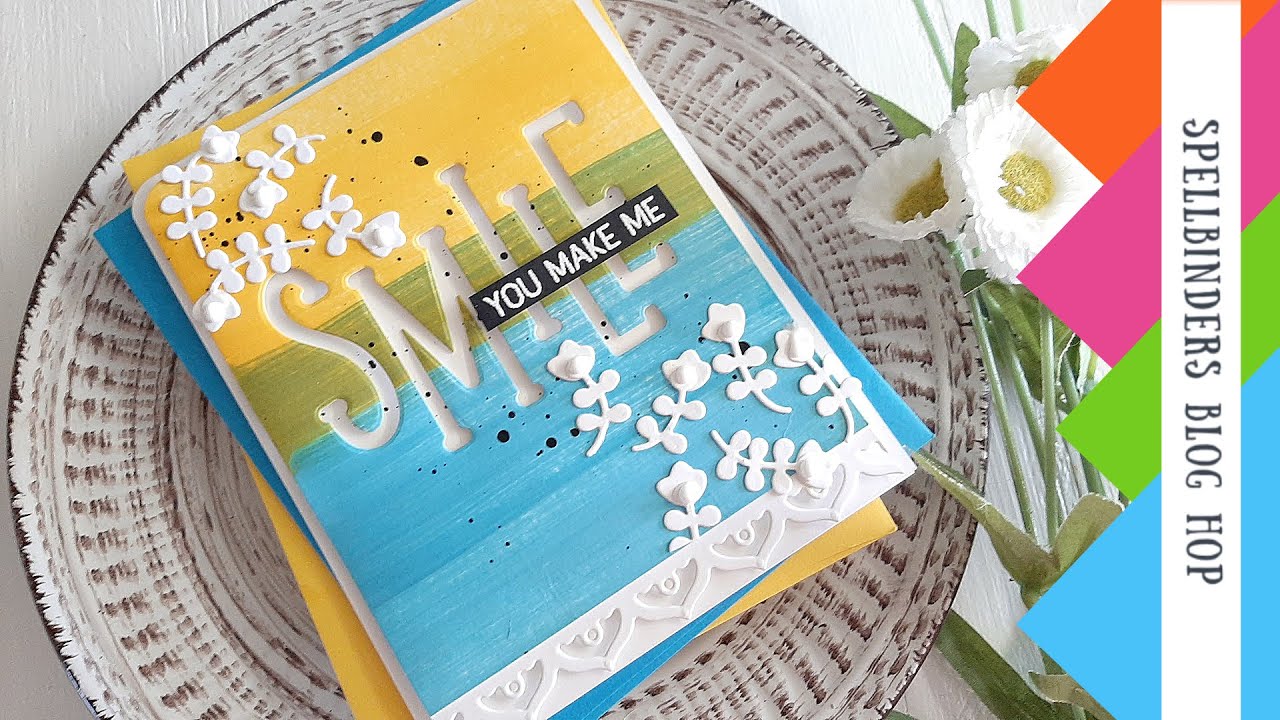 Spellbinders | July 2020 Club Kits Blog Hop & Giveaway | Card by Tina Smith