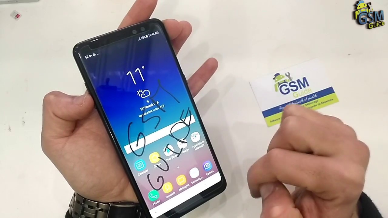 Samsung A8 plus  2018  SM-A730F How to TAKE SCREENSHOT on Samsung Galaxy -- GSM GUIDE