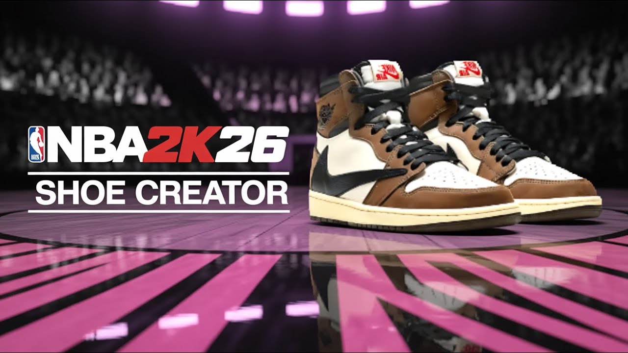 NBA 2k26 Shoe Creator - Jordan 1 "Travis Scott Mocha"
