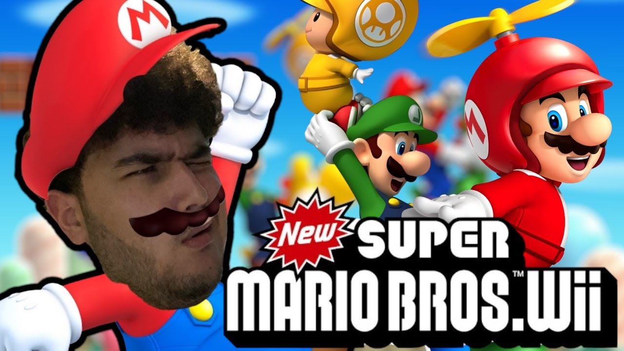 Not ending untill i beat New Super Mario Bros Wii  (LIVE)
