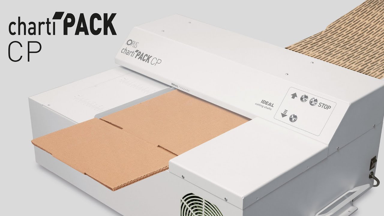 Szybka i niezawodna nacinarka kartonu OPUS chartiPACK CP - zobacz jak działa w praktyce.