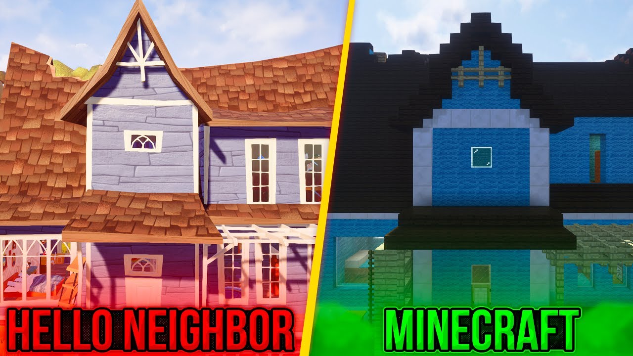 Hello Neighbor В МАЙНКРАФТЕ! Лучше ОРИГИНАЛА? ►  Hello Neighbor в Minecraft #1