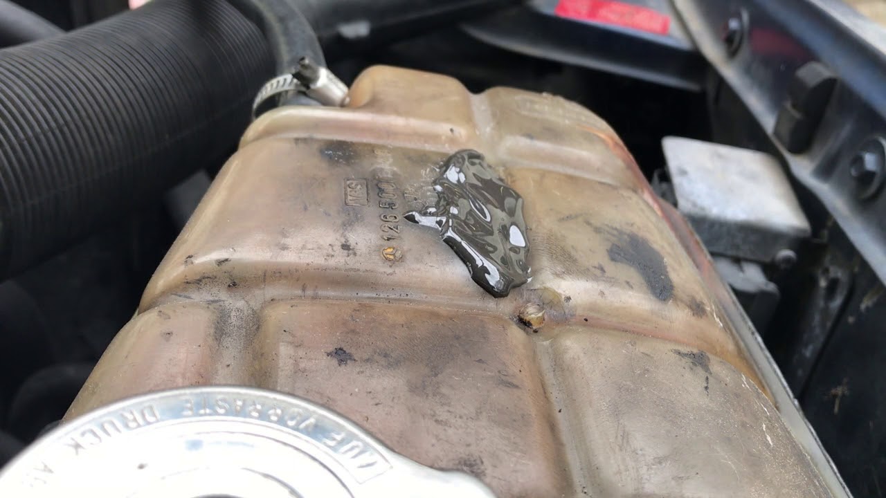 Coolant Tank Quick Easy Temporary Fix