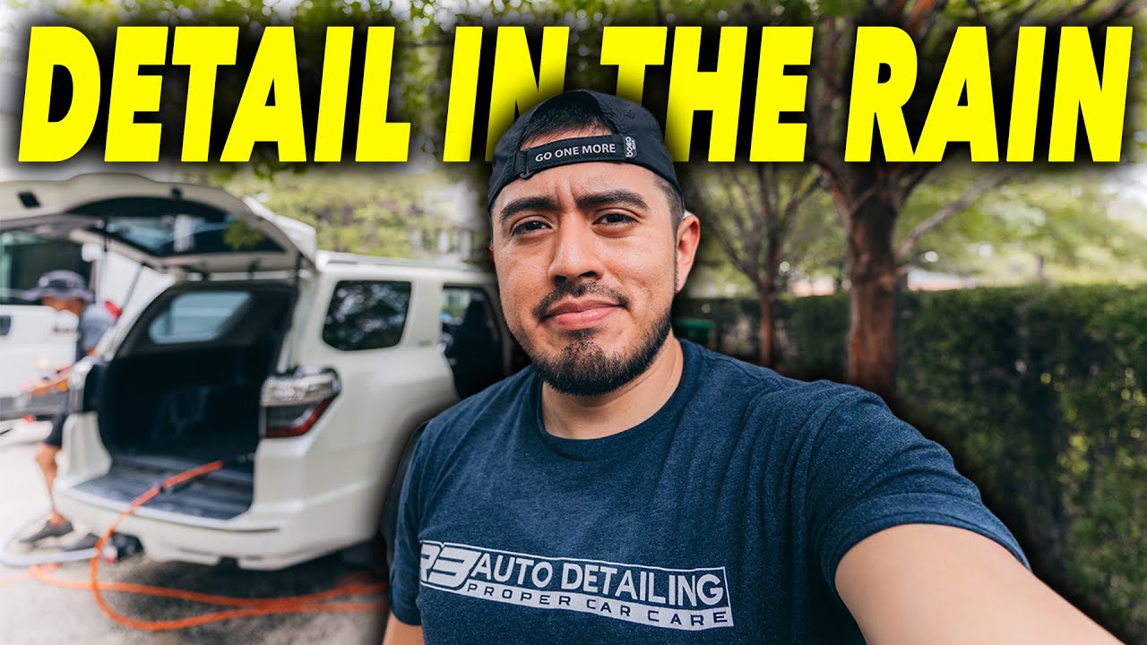 How To Detail in Bad Weather & How To Book Out Your Mobile Schedule!
