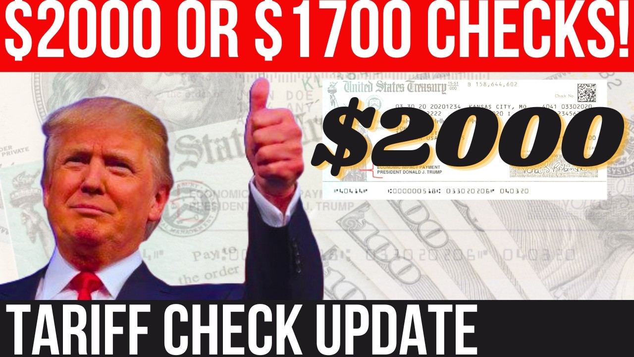 $1700 REFUND vs $2000 DIVIDEND TARIFF CHECKS FOR ALL! TARIFF CHECK UPDATE | STIMULUS CHECK UPDAT