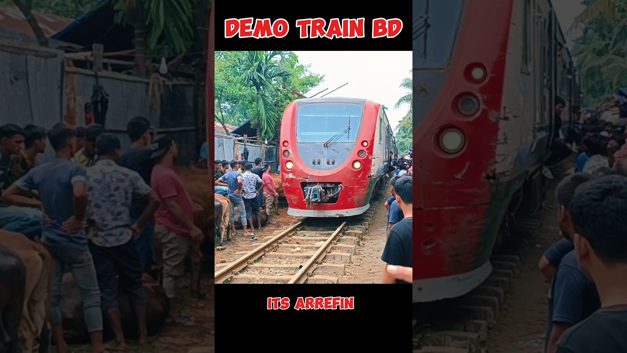 fastest Train 🚃 in Bangladesh l stopped at the cow market ‼️ #train #shorts