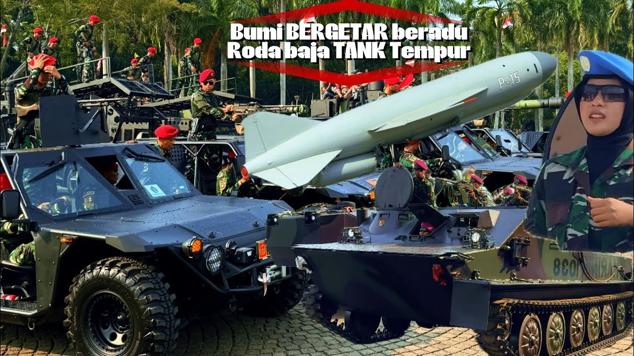 MERINDING ! Gladi Kotor Parade 1000 Alutsista Jelang HUT TNI Ke-79 di Monas | 4K