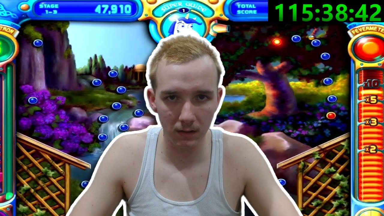 I Streamed Until I Beat 100% of Peggle