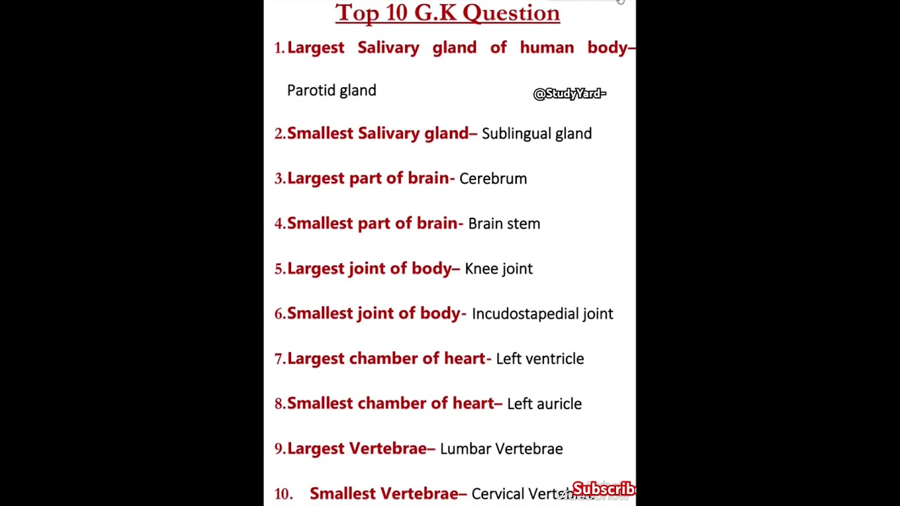 Gk questions l biology questions l biology MCQ l biology questions for competitive exams