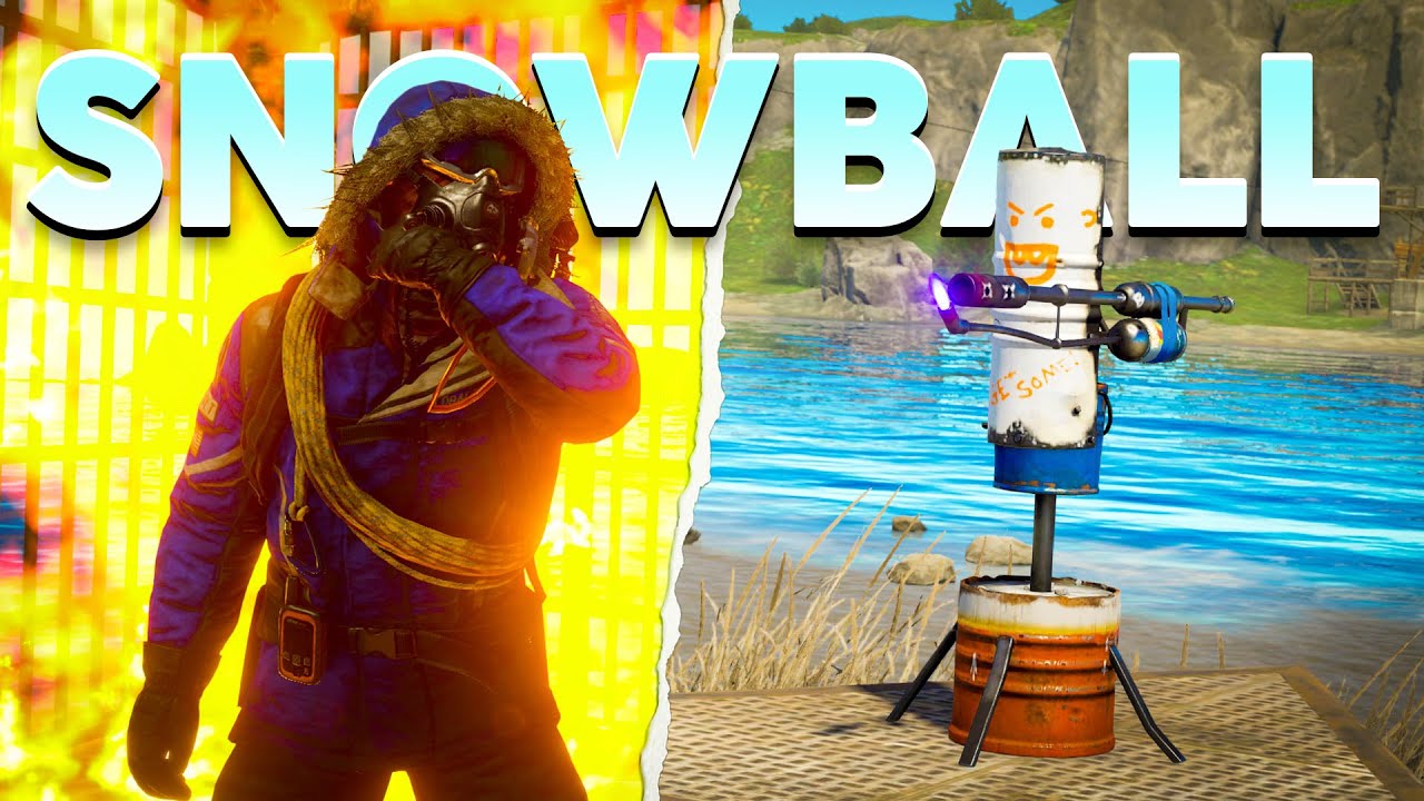 UN CLAN ME INTENTA RAIDEAR SIN SABER QUE TENGO 20.000 HORAS. | Snowball en RUST