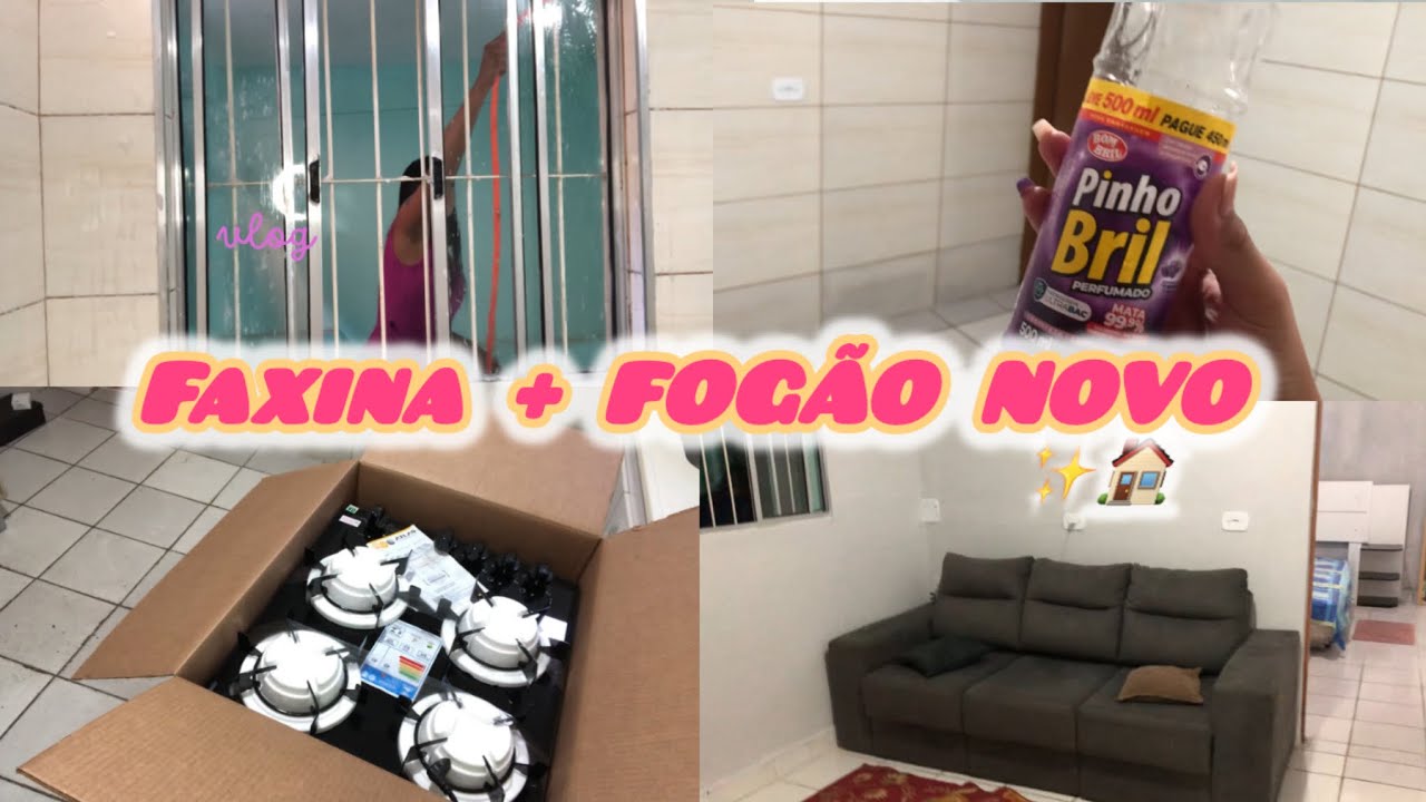 O DIA DA MUDANÇA🏠✨| FAXINA🫧| COMPREI O FOGÃO 🤩 vou morar sozinha💗