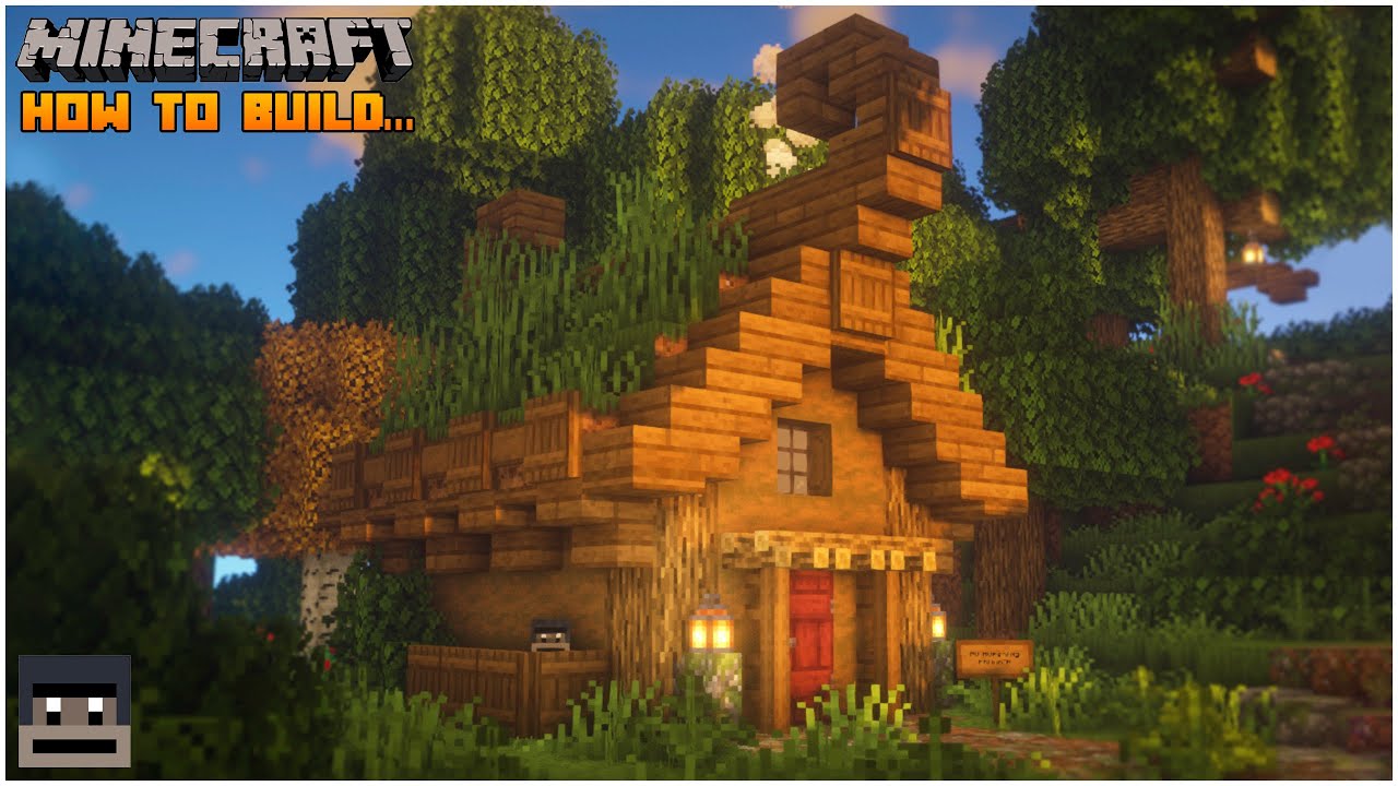 Minecraft: Fantasy Cottage Starter House! (Tutorial)