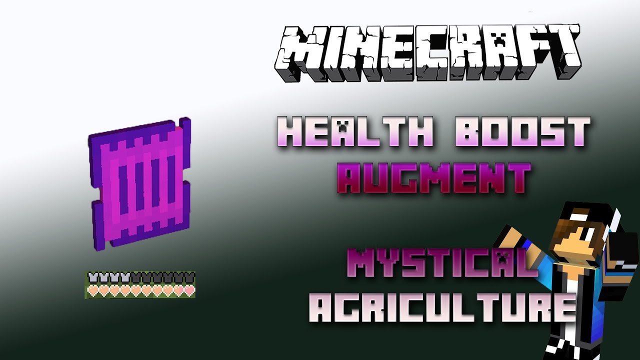 Health Boost Augment 🍎🪴🍋 Minecraft Mystical Agriculture Tutorial 🍎🪴🍋 English 🍎🪴🍋 #Minecraft