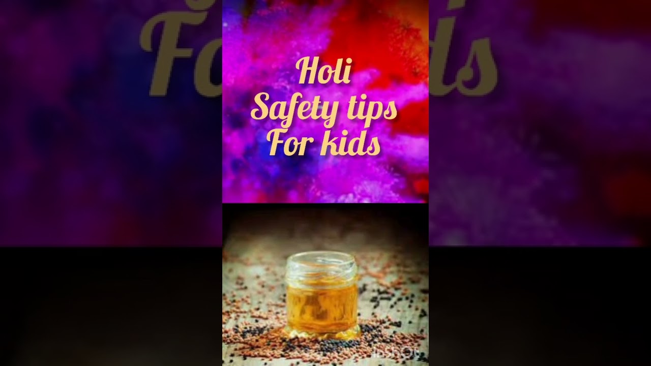Holi safety hacks and tips for Kids