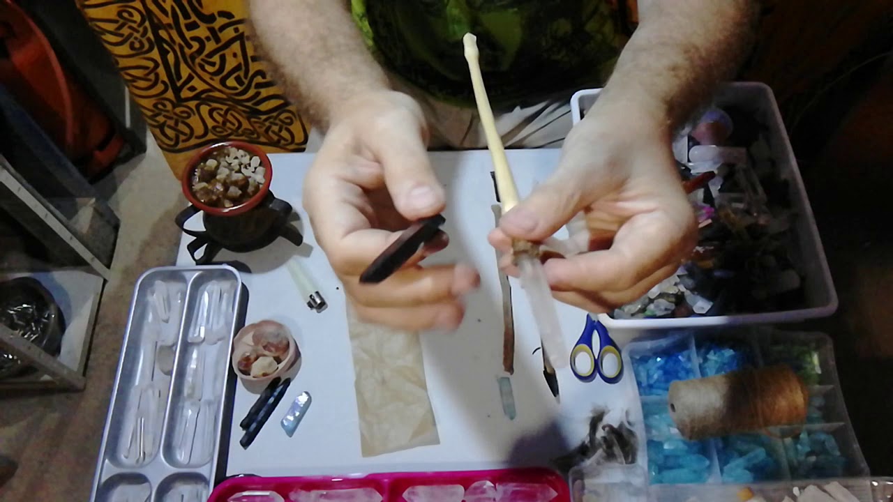 Como hacer tu varita de poder con materiales naturales