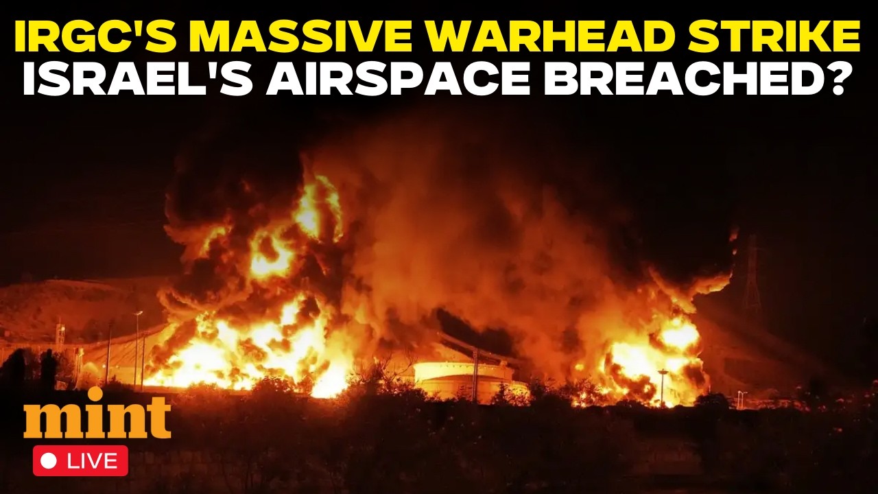 LIVE | Iran&rsquo;s IRGC Fires Heavy 2-Ton Warheads, Says &lsquo;Israel&rsquo;s Sky Is Under Our Control&rsquo;