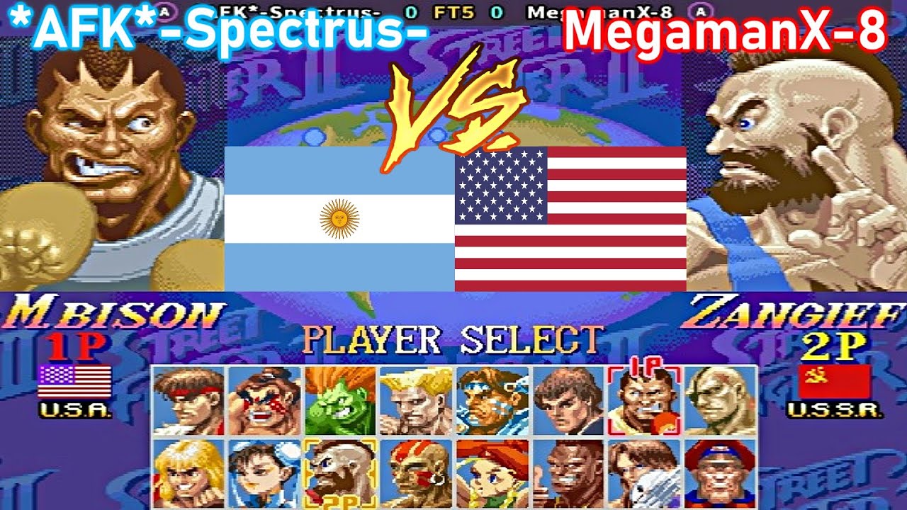 Super Street Fighter II X: Grand Master Challenge - *AFK*-Spectrus- vs MegamanX-8 FT5 X2