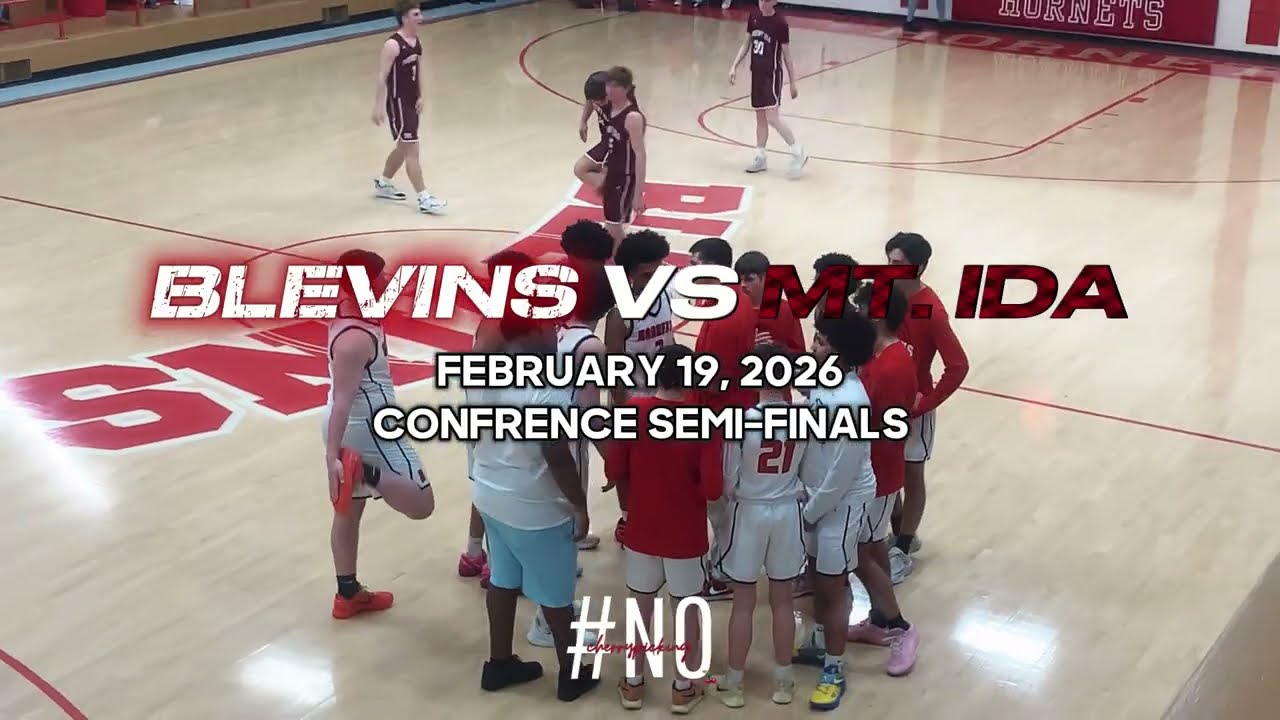 Blevins IS LEGIT | 5 Starters In DBL DIGITS .. Blevins VS Mt Ida | Conference Tournament Semis 