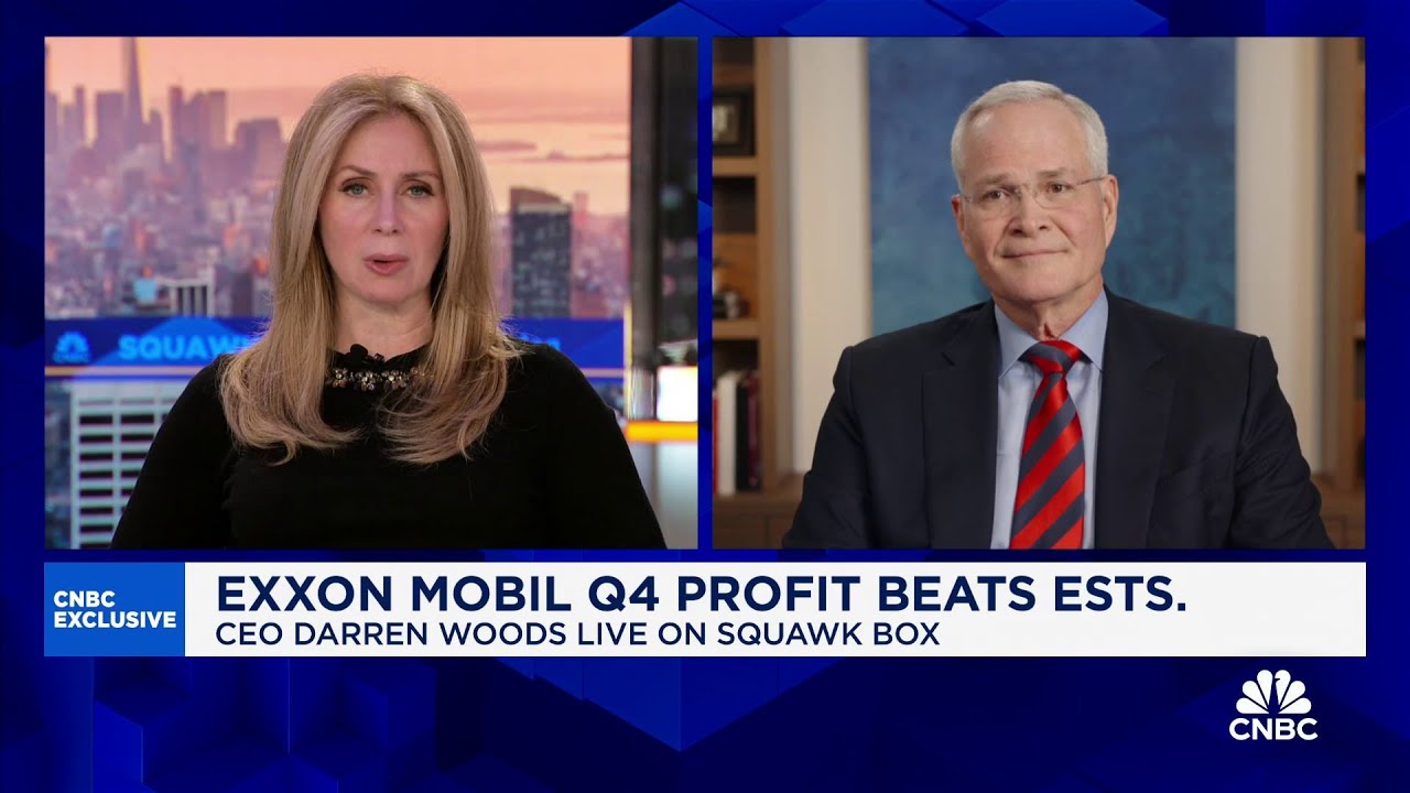Exxon Mobil CEO Darren Woods on Q4 results: Very strong foundation of investment opportunities