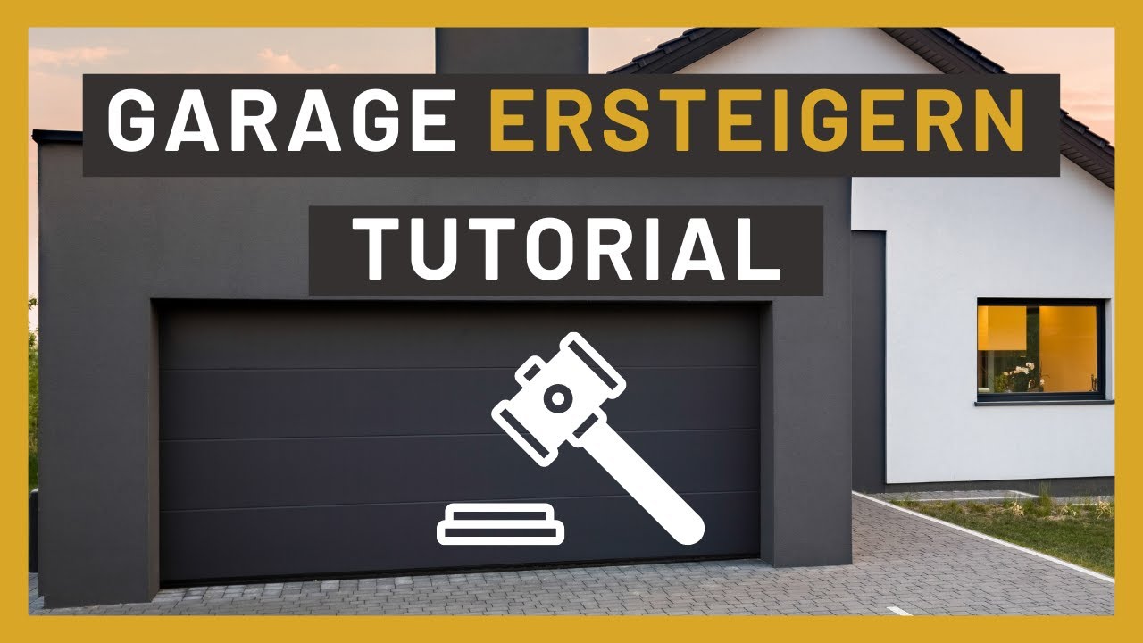 GARAGE (billig) aus Zwangsversteigerung kaufen [TUTORIAL]