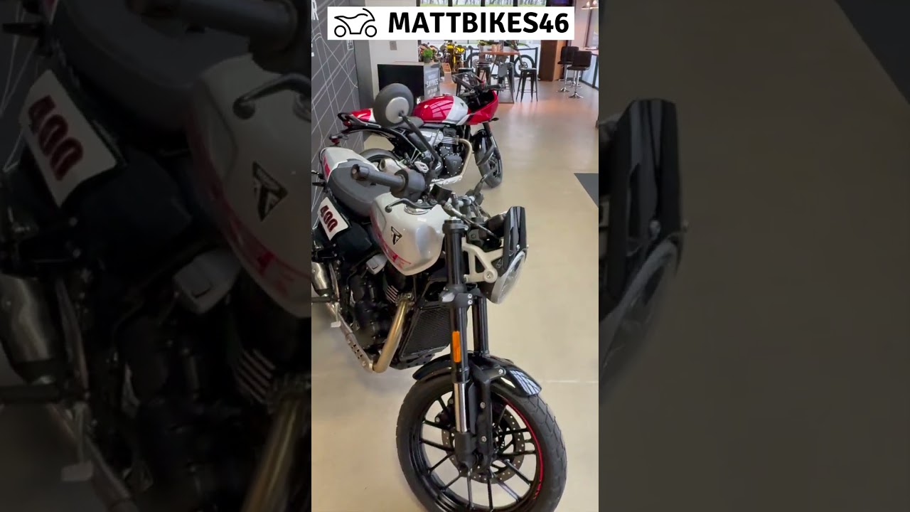 Triumph Thruxton 400 и Tracker 400 