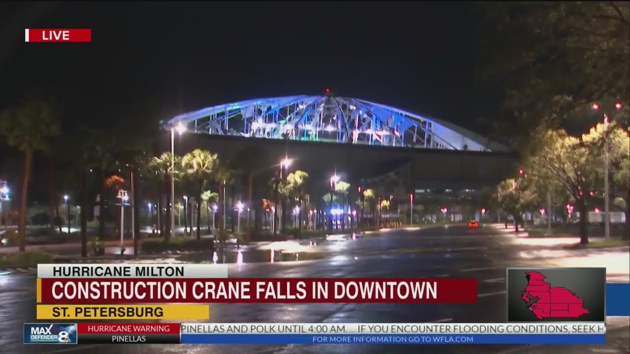High wind gusts damage buildings in St. Pete