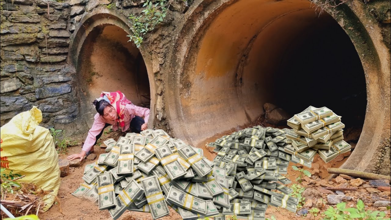 16-YEAR-OLD SINGLE MOTHER FOUND A LARGE AMOUNT OF MONEY IN THE SEWER AFTER THE FLOOD