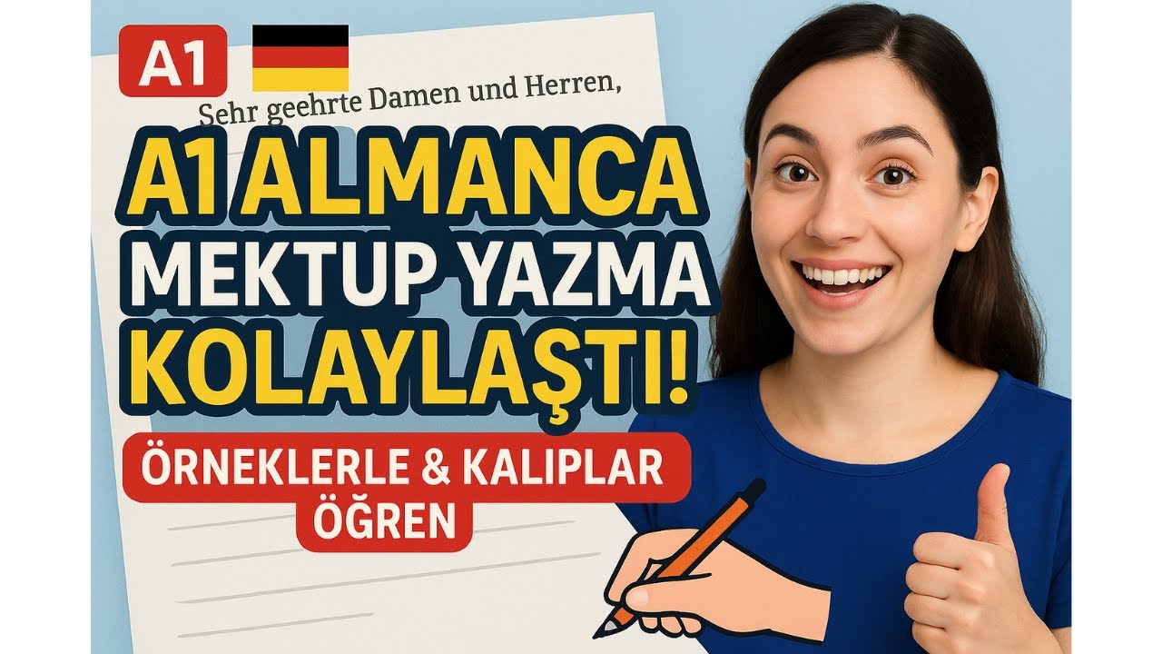 Almanca A1-A2 Mektup - Mail Nasıl Yazılır - 10