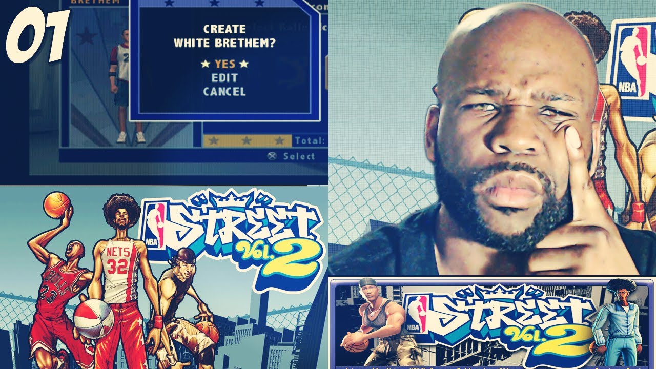 NBA Street Vol 2 Gameplay Walkthrough Part 1 - Creation of White Chocolate