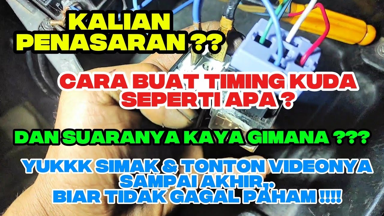 cara buat timing kuda di motor Mio Sporty#viral #video  #youtube #monetisasi #1000subscriber #views 