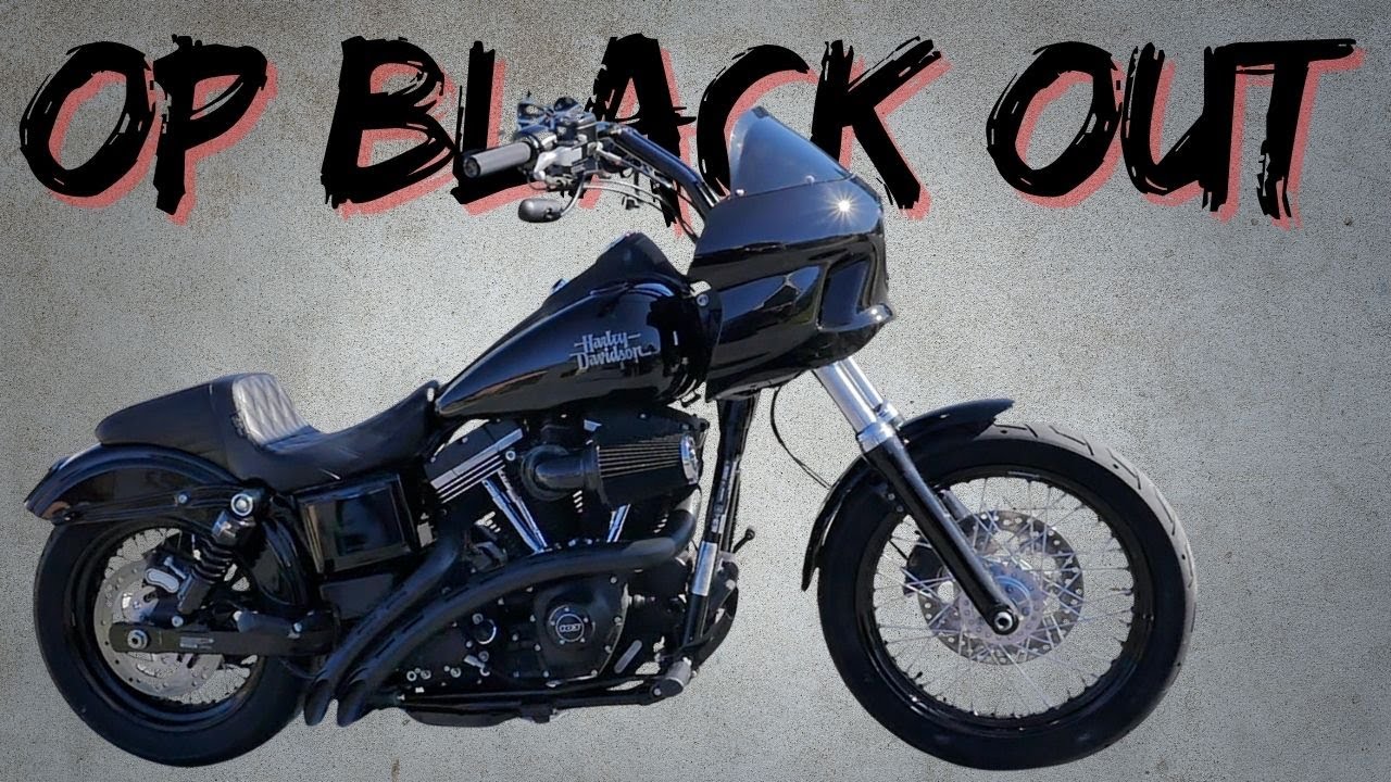 Blacking out my Dyna Street bob
