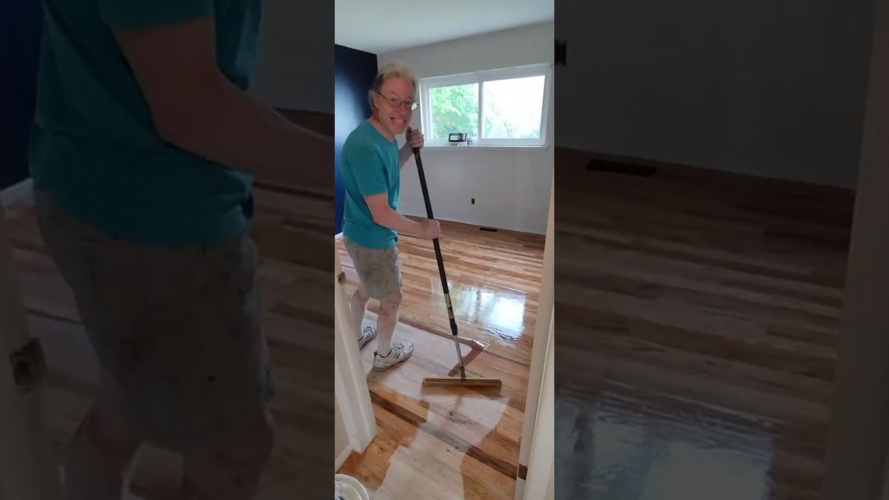 laying polyurethane on with a t-bar