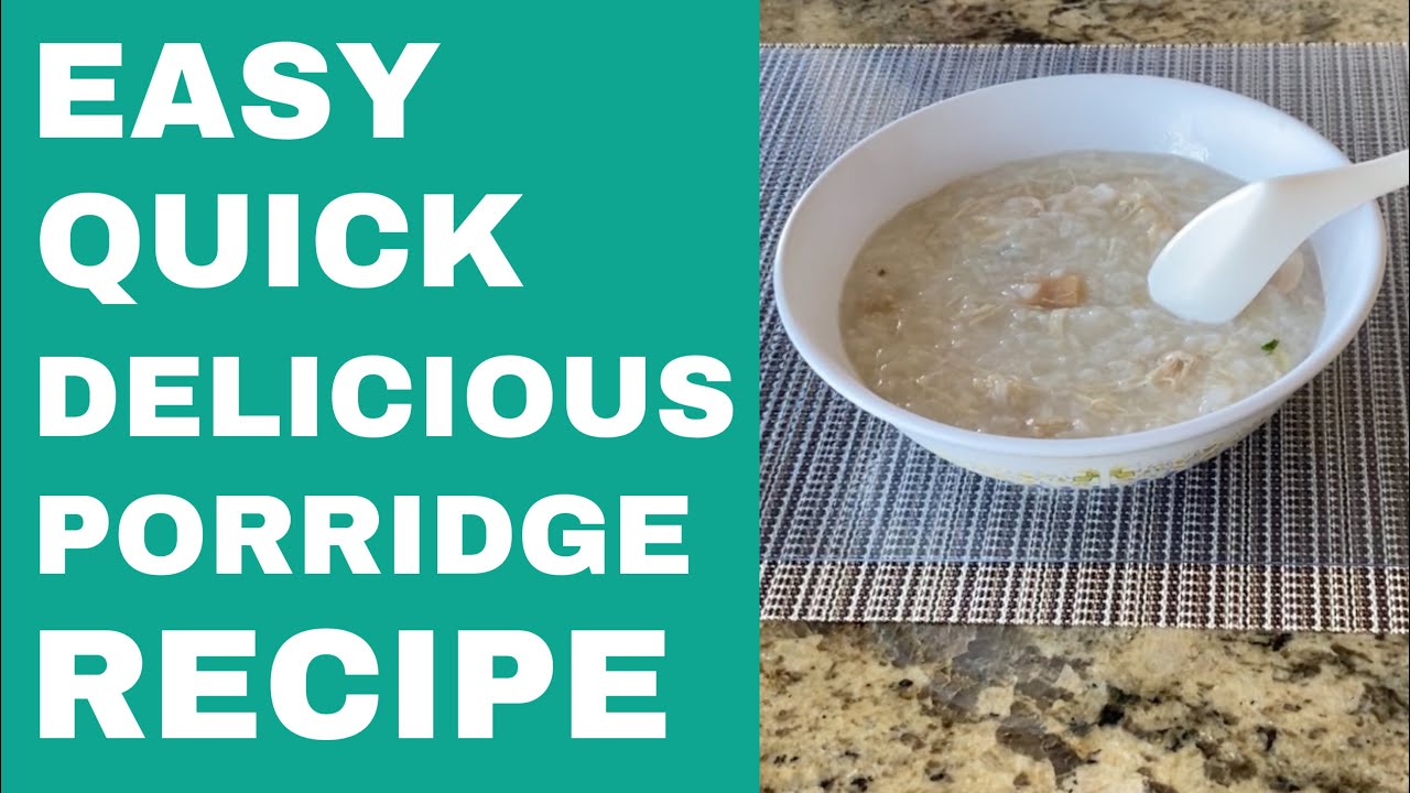 EASY & QUICK Porridge Recipe Using Instant Pot (Pressure Cooker)