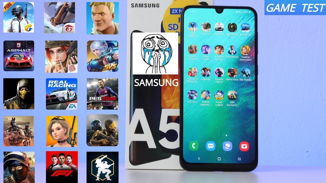 Game Test | Samsung Galaxy A50 | in 20 games android  PUBG - Asphalt 9 - ¿Fortnite?🔥
