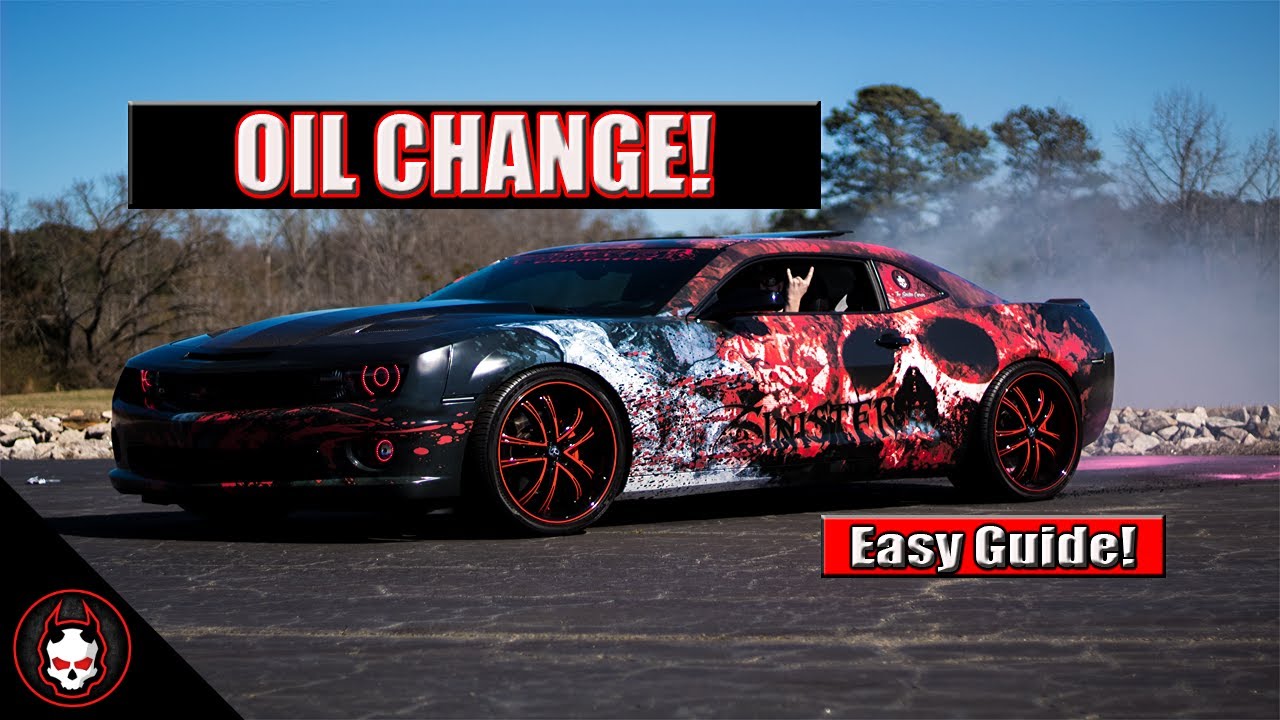 [EASY] How To Change The Oil in YOUR Vehicle! | 2010-2015 Chevrolet Camaro SS