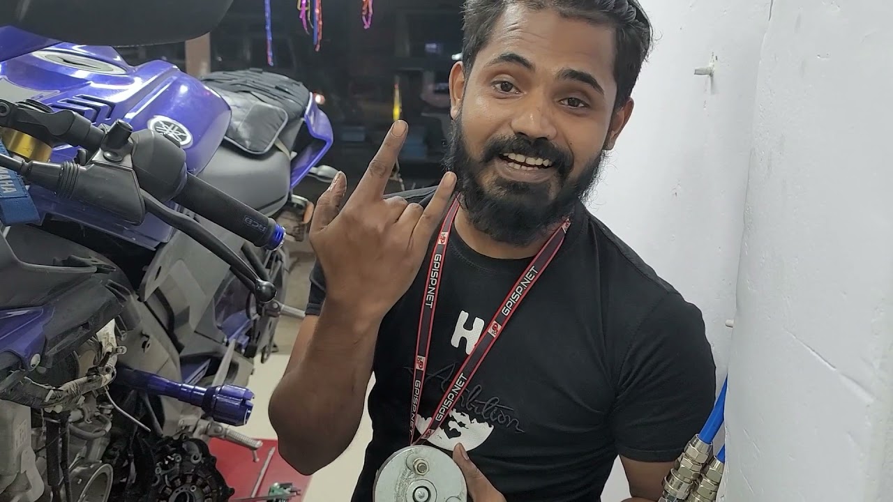 Yamaha R15 V3 Self Start Issue (Magnet Problem) repair at GP MOTO