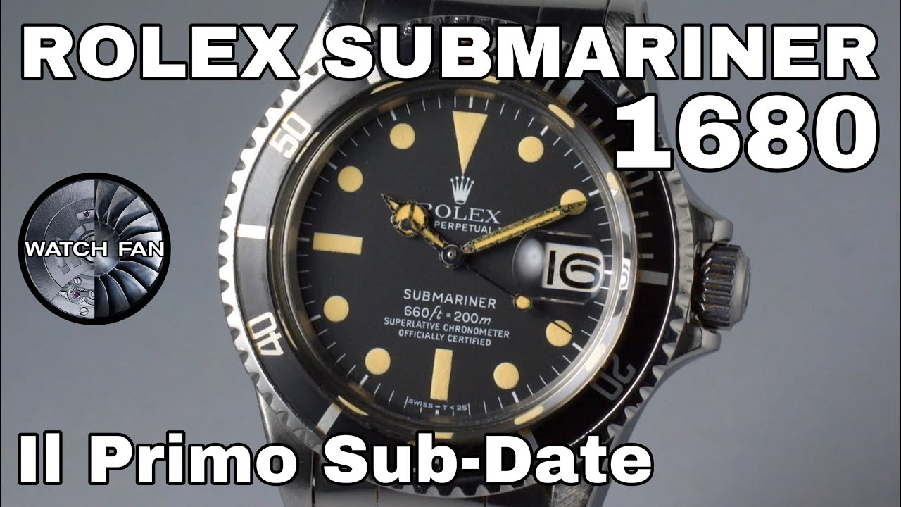 Rolex 1680 - Il primo Submariner Date