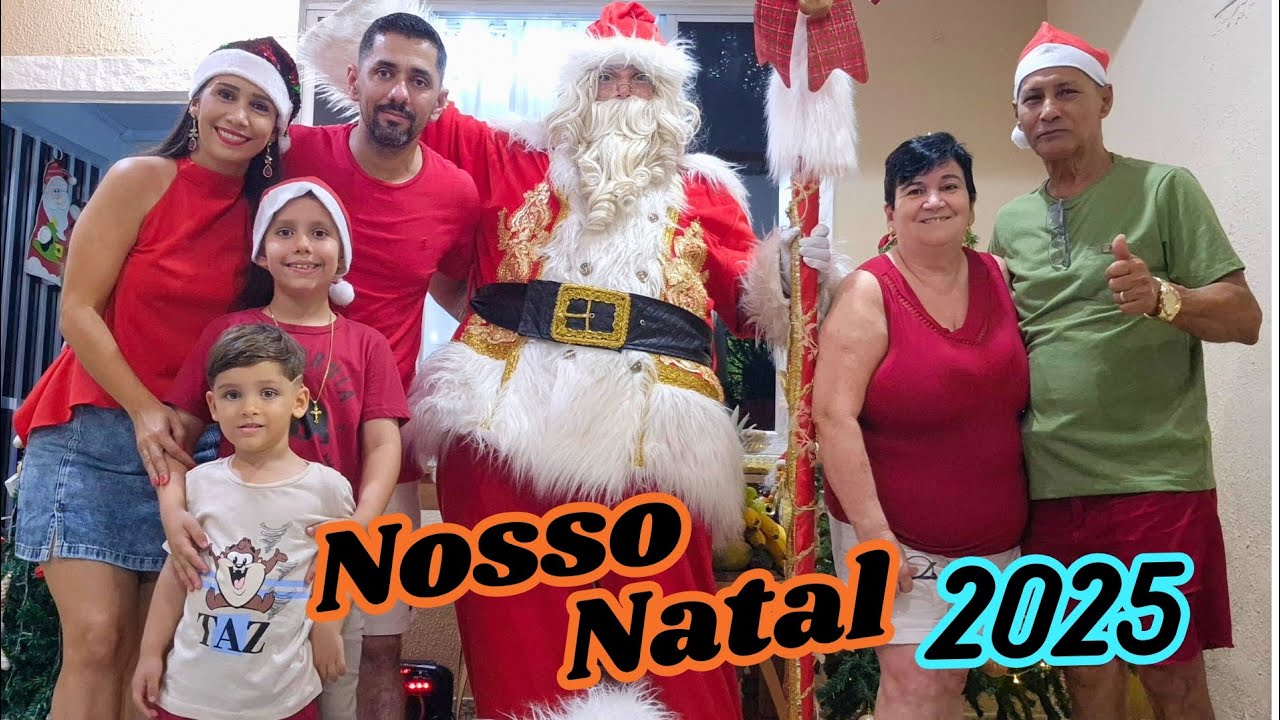 Nosso Natal 2025: Surpresa do Papai Noel pro Léo e Nico.