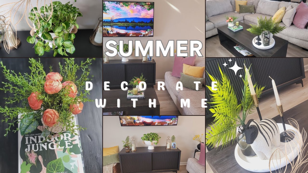 2024 LIVING ROOM SUMMER REFRESH//BOLD AND VIBRANT COLORS