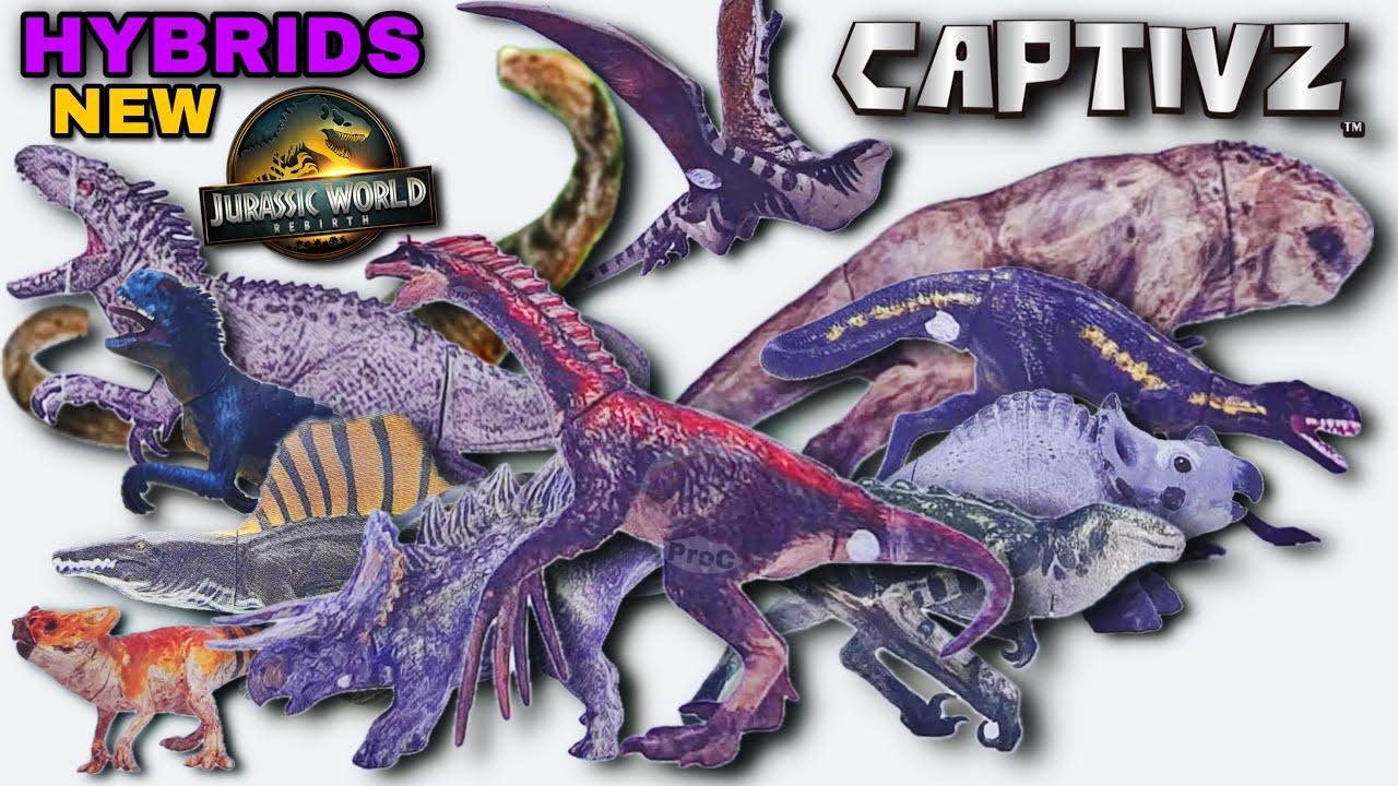 NEW HYBRID TOYS!! | Jurassic World Rebirth Captivz